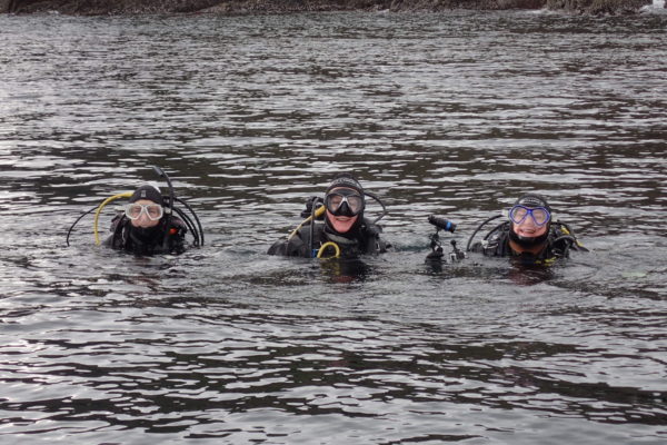 Divers Surface after a Dive Divers Surface after a Dive