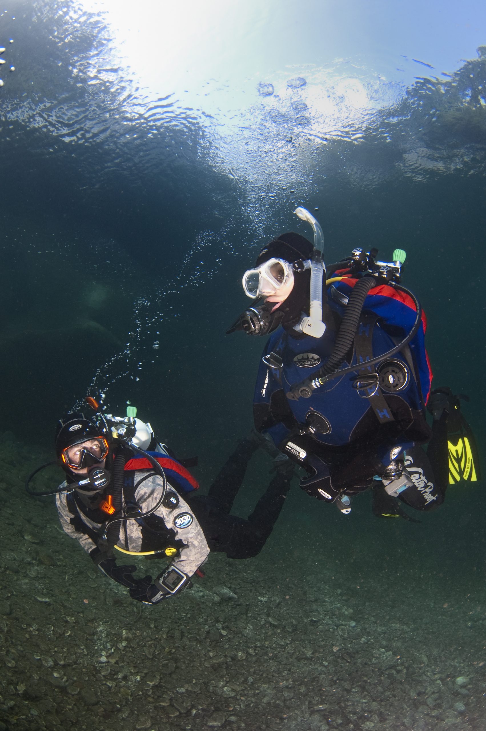 Diving in a Dry Suit